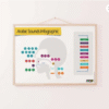 Arabic Letters Sound Articulation Poster